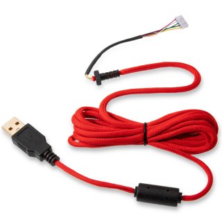 Kabel do myszki Glorious PC Gaming Race Ascended Cable V2 - Crimson Red