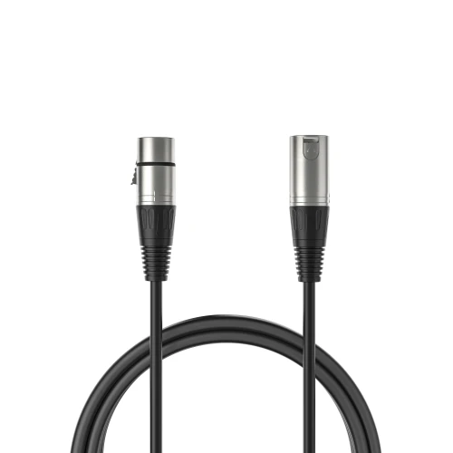 Kabel mikrofonowy Fifine L9C XLR męski - żeński, 1,8 m, czarny