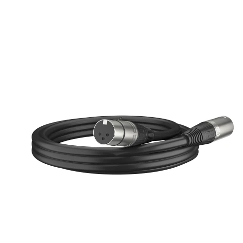 Kabel mikrofonowy Fifine L9C XLR męski - żeński, 1,8 m, czarny
