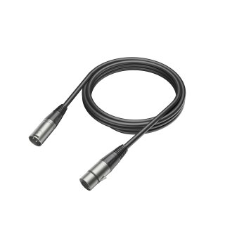 Kabel mikrofonowy Fifine L9C XLR męski - żeński, 1,8 m, czarny