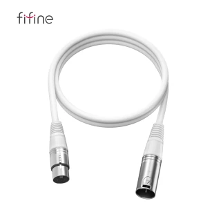 Kabel mikrofonowy Fifine L9CW XLR męski - żeński, 1,8 m, biały
