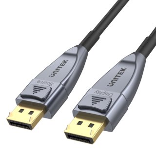 Kabel optyczny Unitek DisplayPort 1.4 AOC 8K - 20m