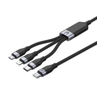 Kabel Unitek USB-C 3w1 USB-C, Lightning, microUSB do ładowania