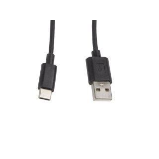 Kabel USB-c(m)->usb-a(m) 2.0 1m Czarny Lanberg