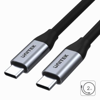 Kabel USB-C - USB-C Unitek 5Gbps 4K 60Hz 20V/5A - 2m