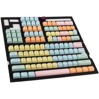 Keycapy Ducky Cotton Candy PBT Double-Shot Keycap Set, US Layout