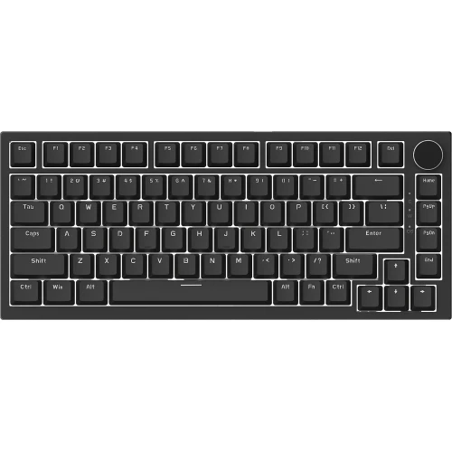 Klawiatura Ajazz AK820 RGB mechaniczna przewodowa czarna