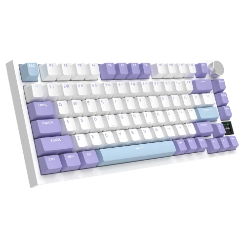 Klawiatura Ajazz AK820 Pro RGB Gift Switch Wireless Purple