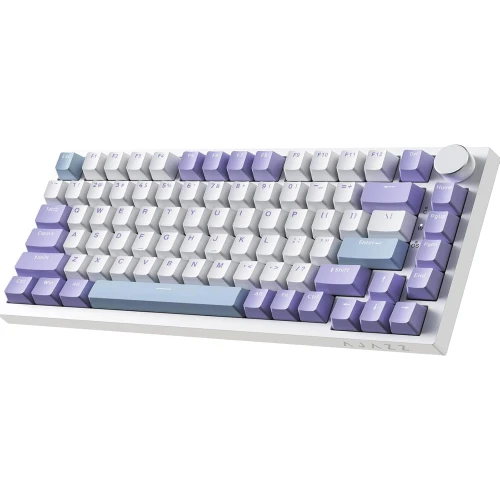 Klawiatura Ajazz AK820 RGB mechaniczna przewodowa biała