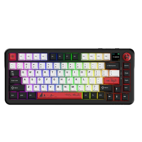 Klawiatura gamingowa mechaniczna AK820 MAX Plus Avocado-Switch RGB Czarny