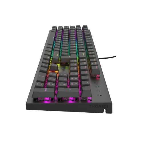 Klawiatura Genesis Thor 303 RGB Outemu Brown Black Full-Size 