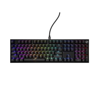 Klawiatura Genesis Thor 404 RGB Outemu Peach Silent Full-size