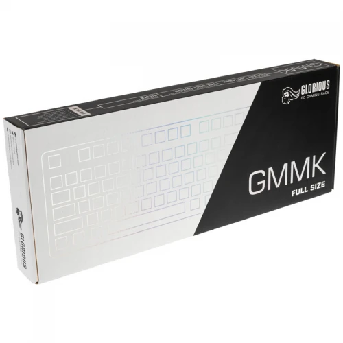Klawiatura Glorious GMMK White Ice Edition RGB Gateron Brown Full-Size
