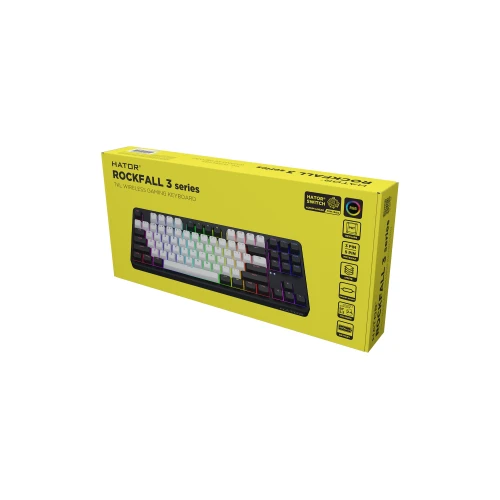 Klawiatura HATOR Rockfall 3 TKL Wireless RGB Black