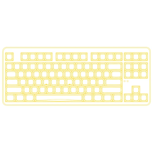 Klawiatura HATOR Rockfall 3 TKL Wireless RGB Black