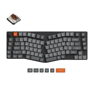 Klawiatura Keychron K15 Max RGB Gateron Low Profile Brown (Hot-Swap)