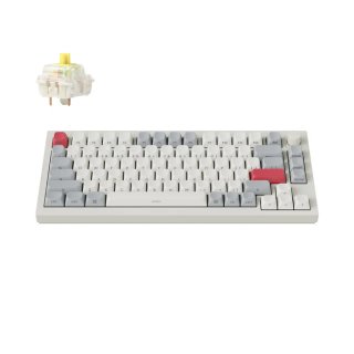 Klawiatura Keychron Q1 Max  RGB Shell White Gateron Jupiter Banana Side-Print