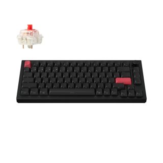 Klawiatura Keychron Q1 Max RGB Carbon Black Gateron Jupiter Red Side-Print