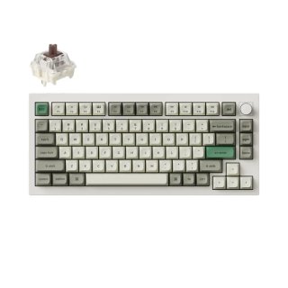 Klawiatura Keychron Q1 Max RGB Shell White Gateron Jupiter Brown