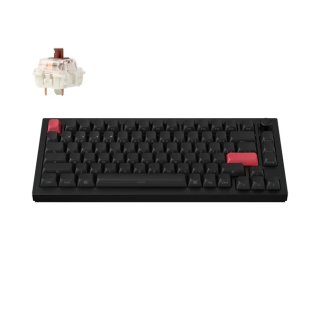 Klawiatura Keychron Q1 Max RGB Carbon Black Gateron Jupiter Brown Side-Print