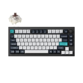 Klawiatura Keychron Q1 Max RGB Carbon Black Gateron Jupiter Brown