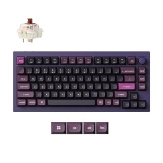 Klawiatura Keychron Q1 Max RGB Violet Gateron Jupiter Brown