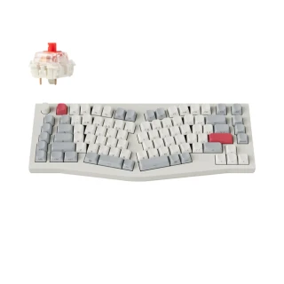 Klawiatura Keychron Q10 Max RGB Shell White Gateron Jupiter Red Side-Print