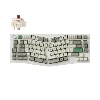 Klawiatura Keychron Q10 Max RGB Shell White Gateron Jupiter Brown