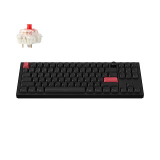 Klawiatura Keychron Q3 Max  RGB Carbon Black Gateron Jupiter Red Side-Print