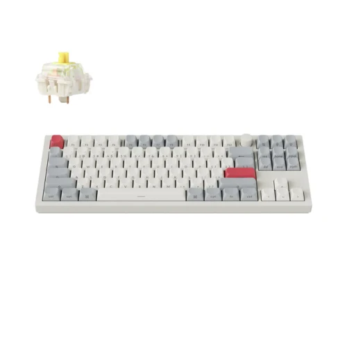 Klawiatura Keychron Q3 Max RGB Shell White Gateron Jupiter Banana