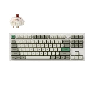 Klawiatura Keychron Q3 Max RGB Shell White Gateron Jupiter Brown