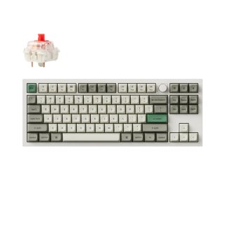 Klawiatura Keychron Q3 Max RGB Shell White Gateron Jupiter Red