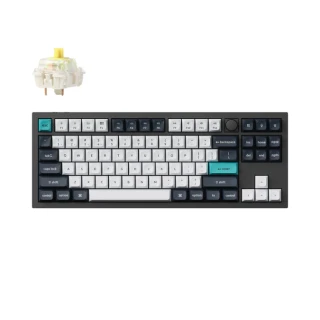 Klawiatura Keychron Q3 Max RGB Carbon Black Gateron Jupiter Banana