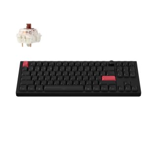 Klawiatura Keychron Q3 Max RGB Carbon Black Gateron Jupiter Brown Side-Print