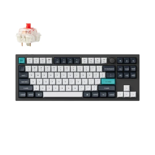 Klawiatura Keychron Q3 Max RGB Carbon Black Gateron Jupiter Red