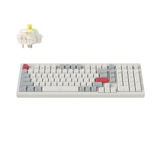 Klawiatura Keychron Q5 Max RGB Shell White Gateron Jupiter Banana Side-Print