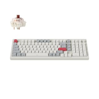 Klawiatura Keychron Q5 Max RGB Shell White Gateron Jupiter Brown Side-Print