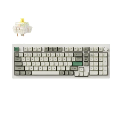 Klawiatura Keychron Q5 Max RGB Shell White Gateron Jupiter Banana