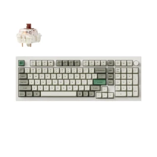 Klawiatura Keychron Q5 Max RGB Shell White Gateron Jupiter Brown