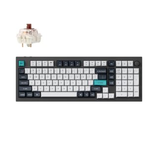 Klawiatura Keychron Q5 Max RGB Carbon Black Gateron Jupiter Brown