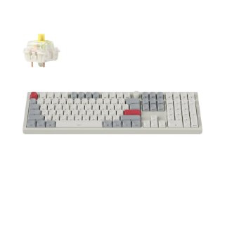 Klawiatura Keychron Q6 Max RGB Shell White Gateron Jupiter Banana Side-Print