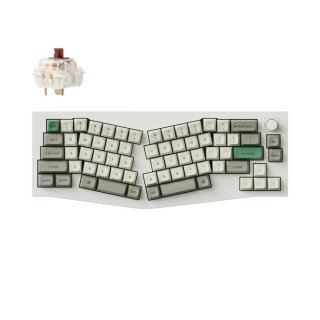 Klawiatura Keychron Q8 Max RGB Shell White Gateron Jupiter Brown