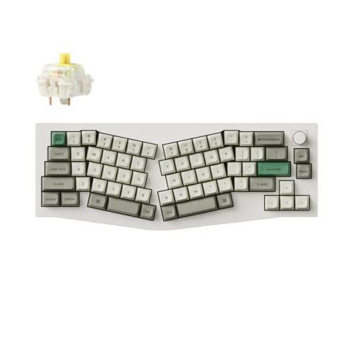 Klawiatura Keychron Q8 Max RGB Shell White Gateron Jupiter Banana