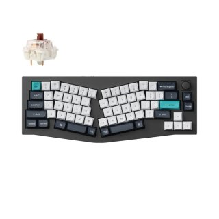 Klawiatura Keychron Q8 Max RGB Carbon Black Gateron Jupiter Brown