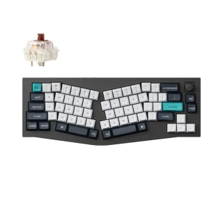 Klawiatura Keychron Q8 Max RGB Carbon Black Gateron Jupiter Brown