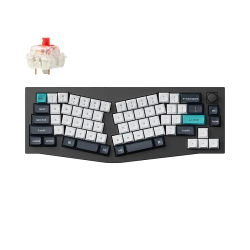 Klawiatura Keychron Q8 Max RGB Carbon Black Gateron Jupiter Red