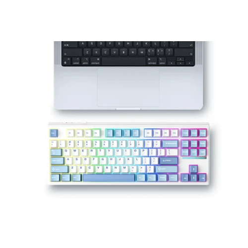 Klawiatura MCHOSE K87 RGB Hyacinth Wireless Niebieska