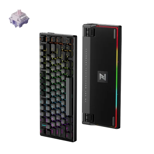 Klawiatura MCHOSE Z75 RGB Hyacinth Wireless Czarna