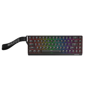 Klawiatura mechaniczna Marvo Saber 65W RGB Wireless Black