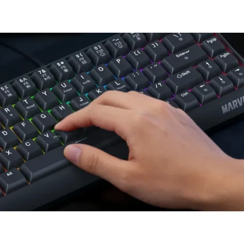 Klawiatura mechaniczna Marvo Saber 65W RGB Wireless Black